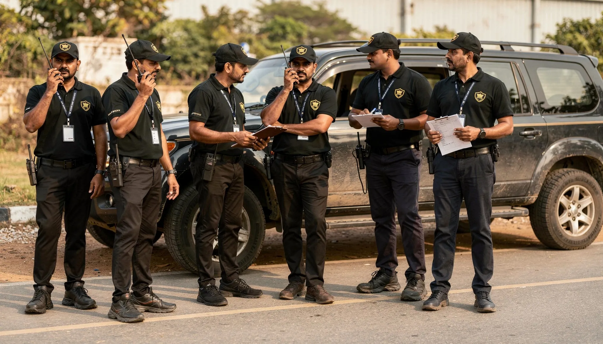 Security guard at concert